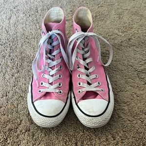 Pink HighTop Converse